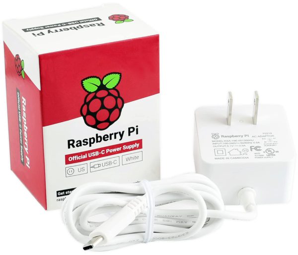 Raspberry Pi 4 Power Supply