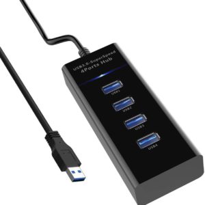 Mini USB HUB 3.0 5Gbps 4 Ports Micro Splitter Adapter