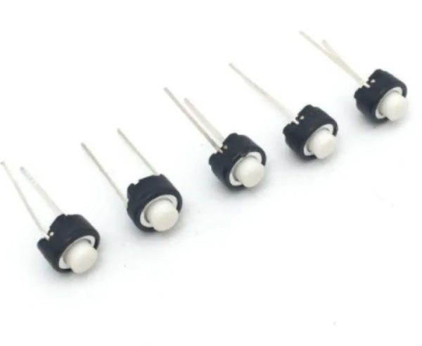 Tact Switch 2 Pin Reset Switch Tact Switch 2 Pin DIP Push Button Switch 5 Pcs