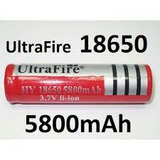 UltraFire 18650 5800mAh 3.7V Rechargeable Li-ion Battery