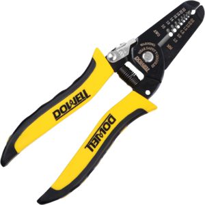 DOWELL 10-22 AWG Wire Stripper Cutter Wire Stripping Tool And Multi-Function Hand Tool，Professional Handle Design And Refined Craftsmanship