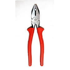 Plier 1621-8 Steel (210mm) with Joint Cutter (Red and Black)