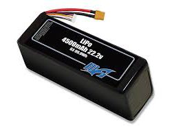 6S Lipo Battery,22.2V 4500mAh Lipo Battery 60C